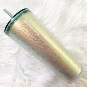 NWT Starbucks Venti Iridescent Mermaid Tail Acrylic Tumbler